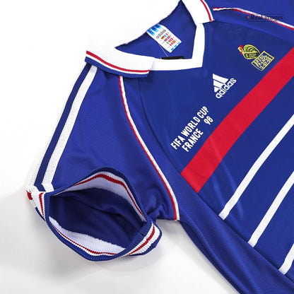 Retro HENRY #12 1998 Mens France World Cup Home Jersey