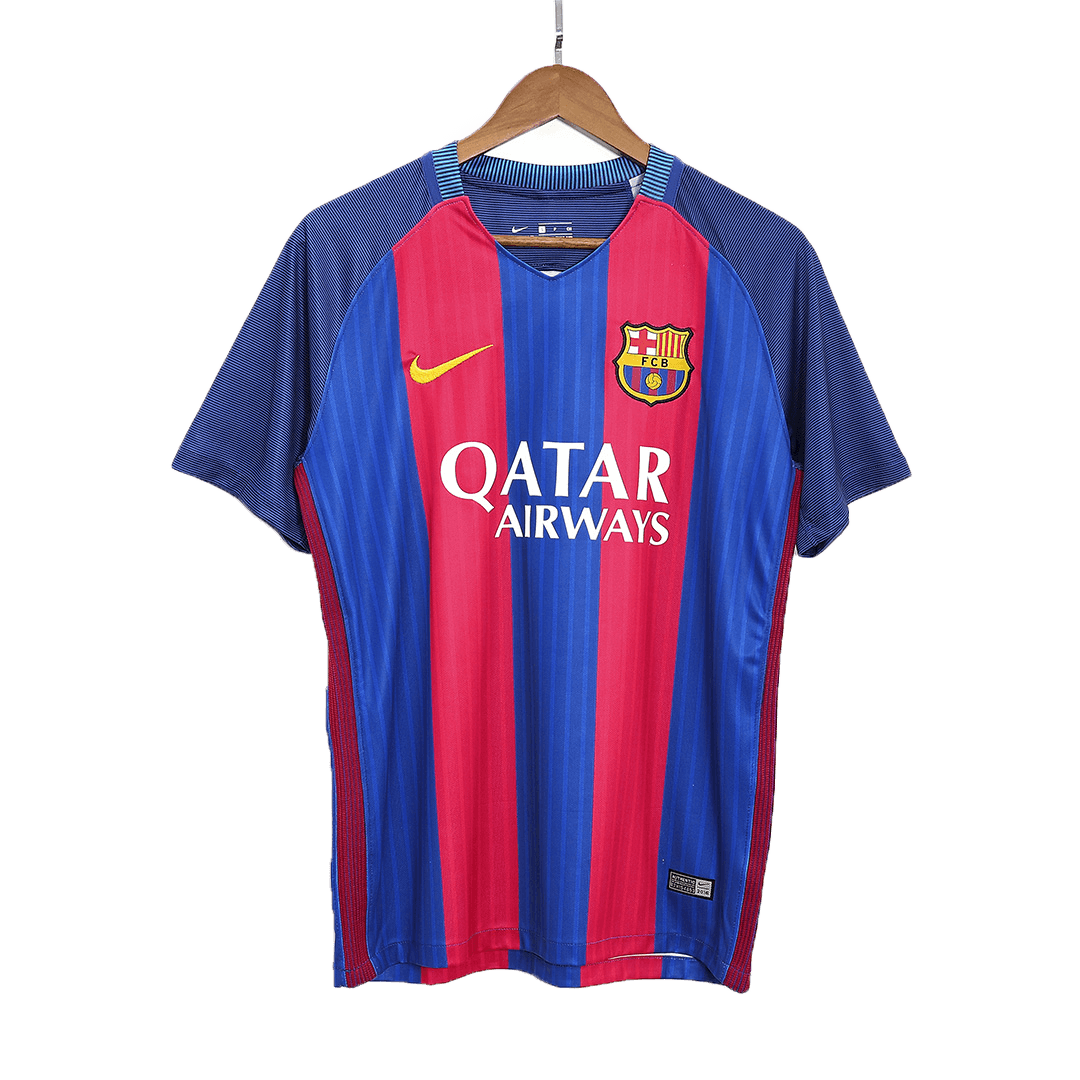 Retro MESSI #10 2016/17 Mens Barcelona Home Jersey