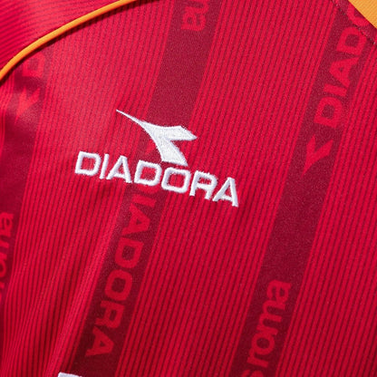 Rome Jersey 1999-00 Home Retro Football Kit Long Sleeves