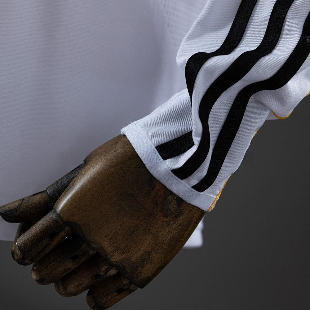 Real Madrid Jersey 2009/10 Home Retro Football Kit Long Sleeves