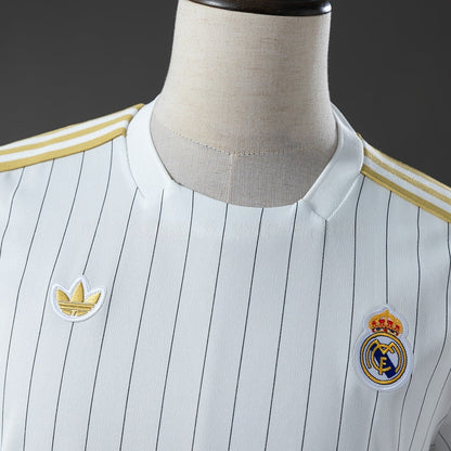 Real Madrid Terrace Icons T-Shirt White 2026-2027 Football Kit Soccer Jersey