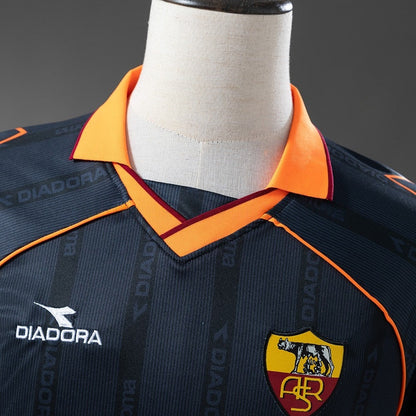 Rome Jersey 1999-00 Third Retro Football Kit Long Sleeves