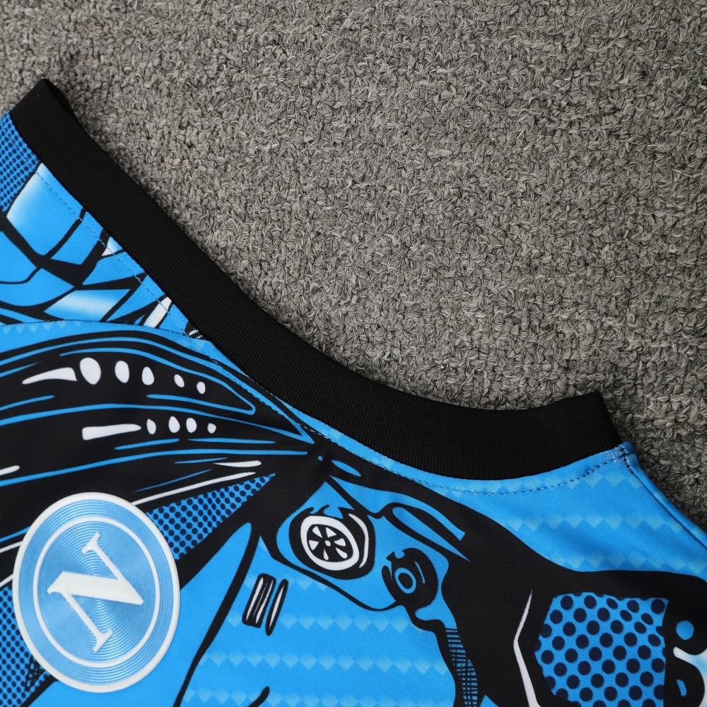 SSC Napoli Vest Set Training Tracksuits 25/26 Football Kit Soccer Jersey