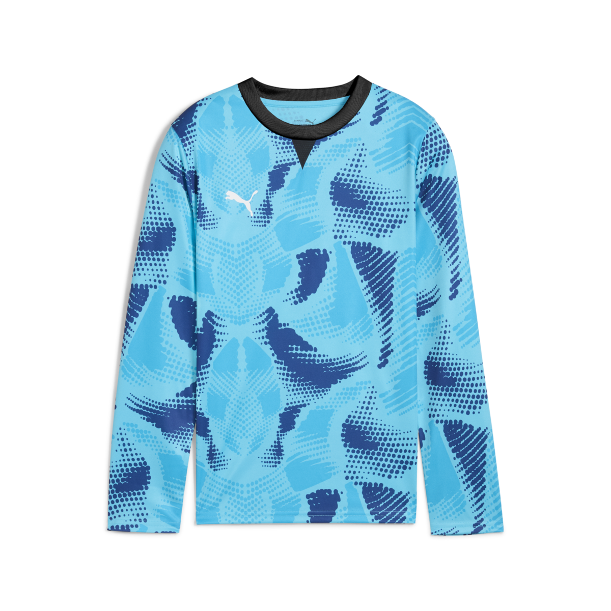 Puma Teamtarget Long Sleeve Youth Goalkeeper Jersey - Blue