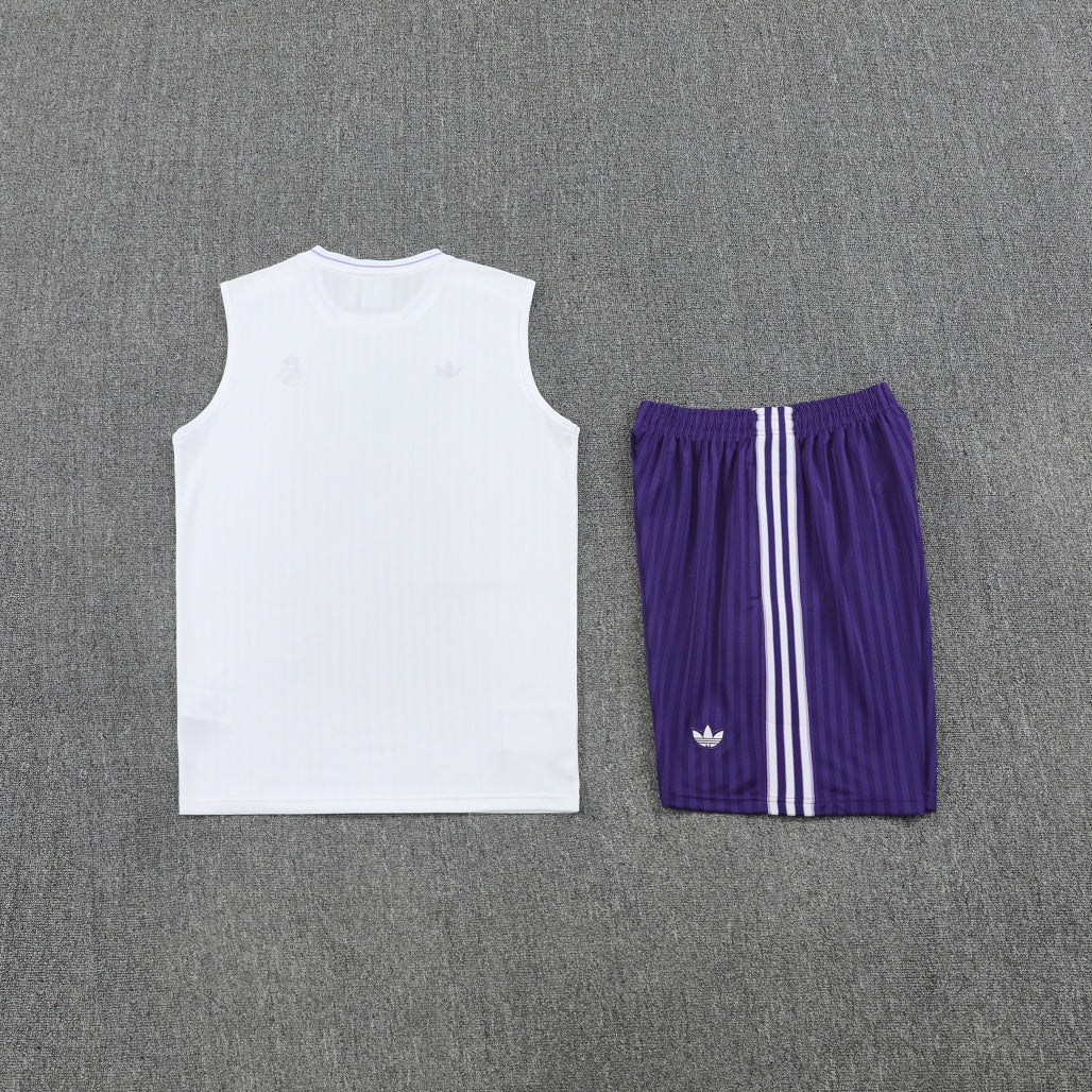 Real Madrid Vest Set Training Tracksuits 25/26 Football Kit Soccer Jersey