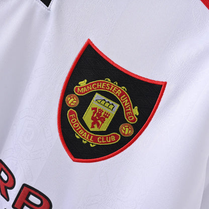 Retro Manchester United Jersey1998/99 Away Long Sleeves Football Kit Soccer Shirt