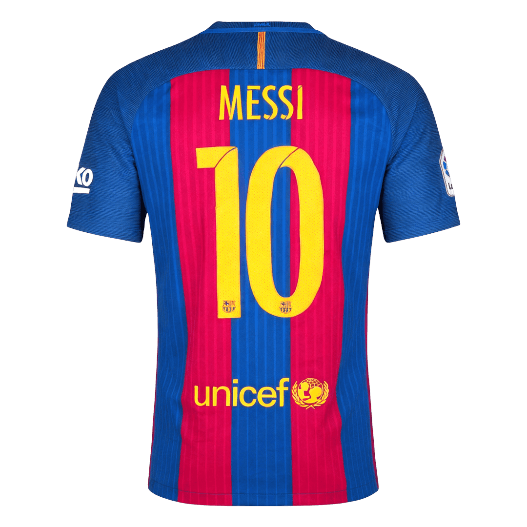 Retro MESSI #10 2016/17 Mens Barcelona Home Jersey
