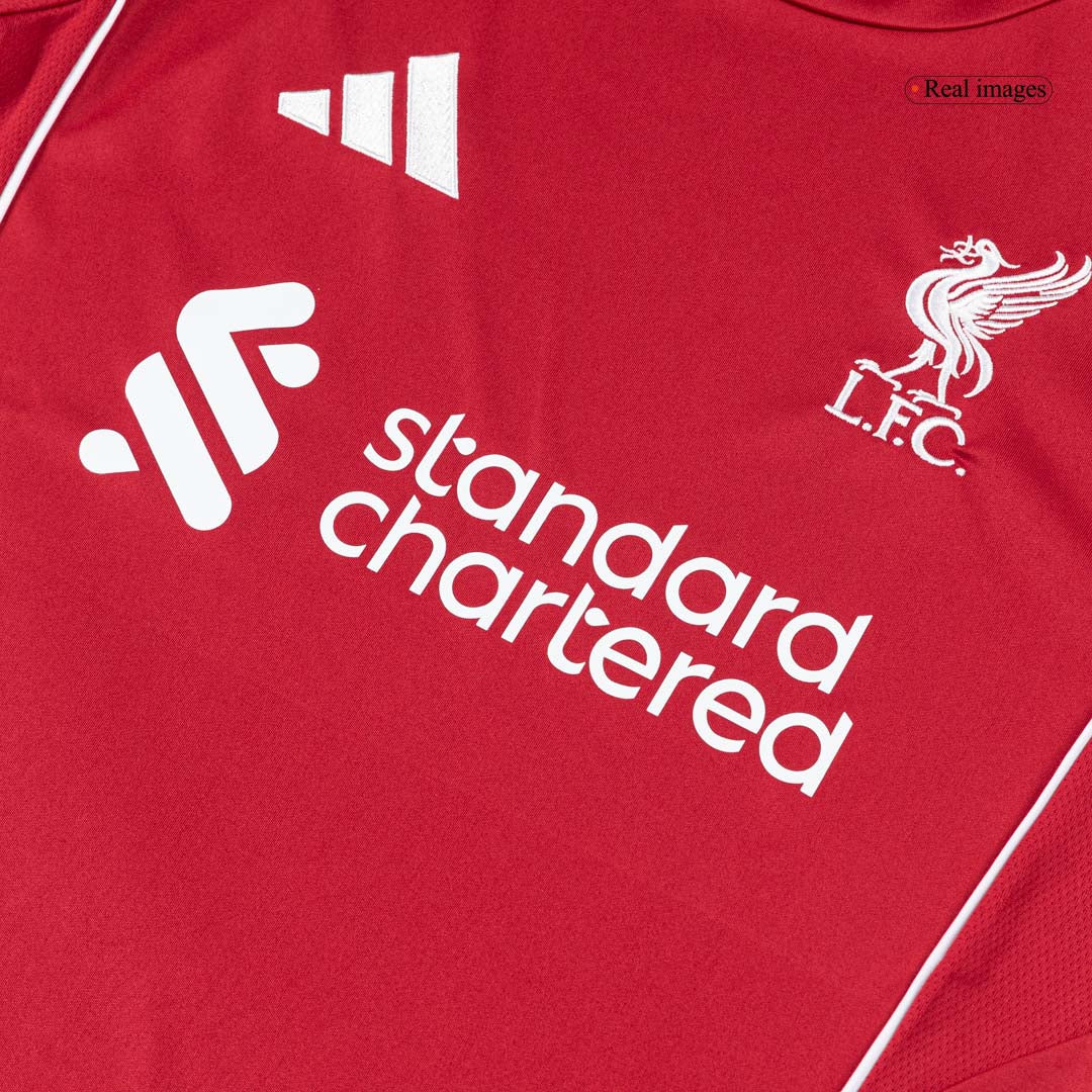 SZOBOSZLAI #8 Mens Liverpool Home Jersey 2025/26