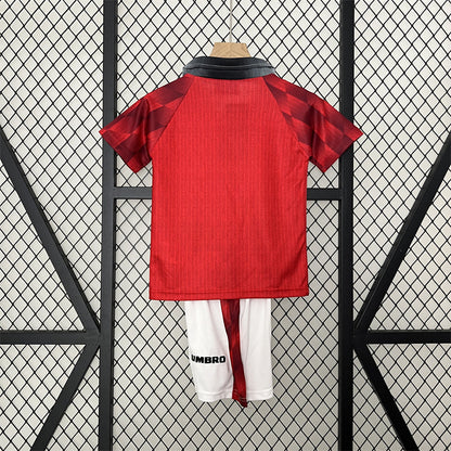 Retro Kids Manchester United Home Jersey 96/97