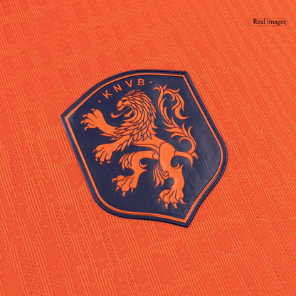 VIRGIL #4 Mens Netherlands World Cup Home Jersey 2026 - Player Version (Slim Fit)