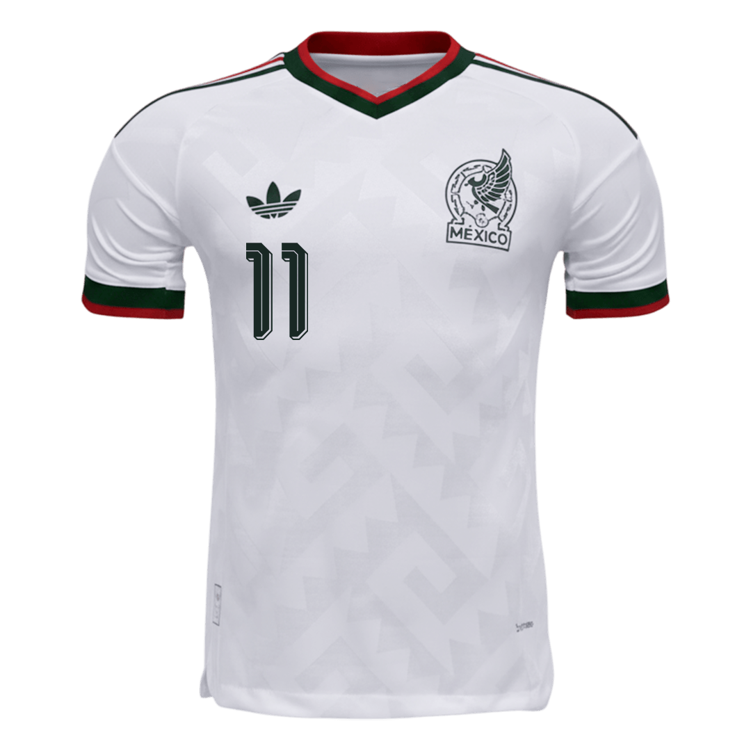 S.GIMENEZ #11 Mens Mexico World Cup Away Jersey 2026 - Player Version (Slim Fit)