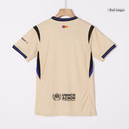 RAPHINHA #11 Mens Barcelona Away Jersey 2025/26 UCL - Player Version (Slim Fit)