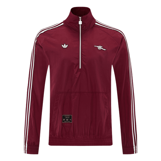 2026 Arsenal Red Windbreaker Jacket