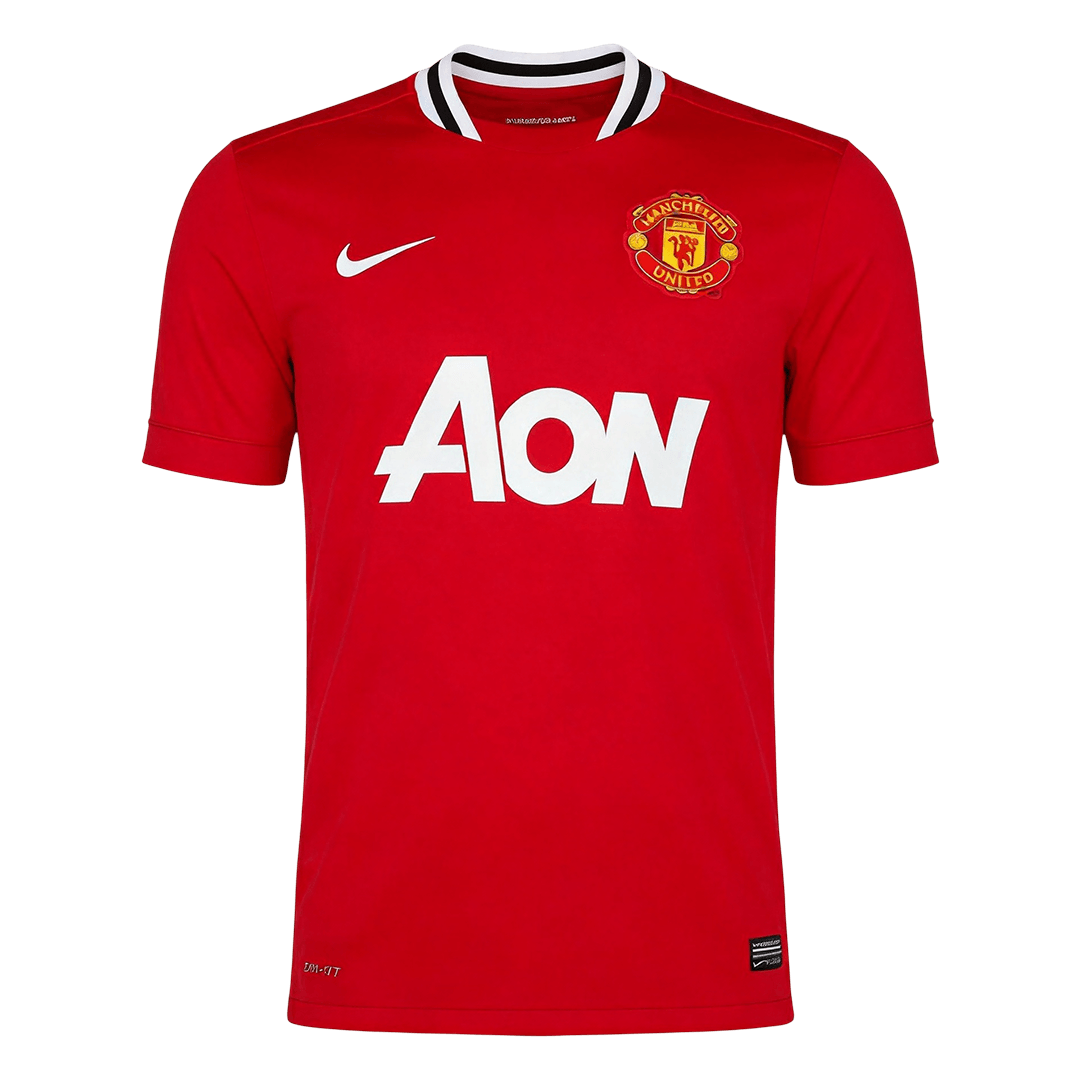 Retro 2011/12 Mens Manchester United Home Jersey