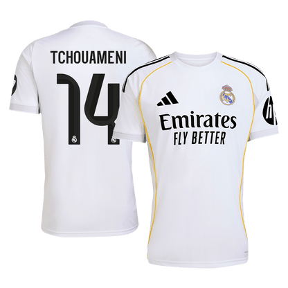 TCHOUAMENI #14 Mens Real Madrid Home Jersey 2025/26 [PREMIUM]
