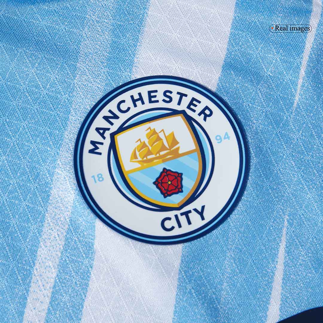 REIJNDERS #4 Mens Manchester City Home Jersey 2025/26 - Player Version (Slim Fit)