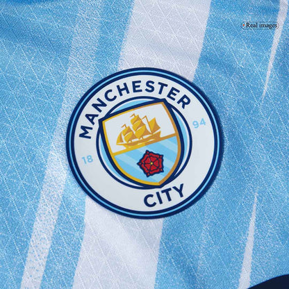 REIJNDERS #4 Mens Manchester City Home Jersey 2025/26 - Player Version (Slim Fit)