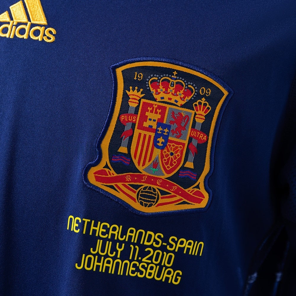 Spain Jersey 2010 Away Retro Football Kit Long Sleeves