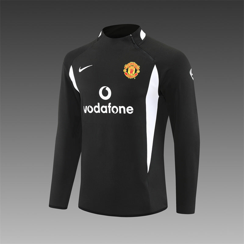 Retro Manchester United Training Tracksuits 2002-03 Football Kit Soccer Jersey