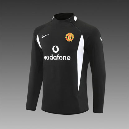 Retro Manchester United Training Tracksuits 2002-03 Football Kit Soccer Jersey