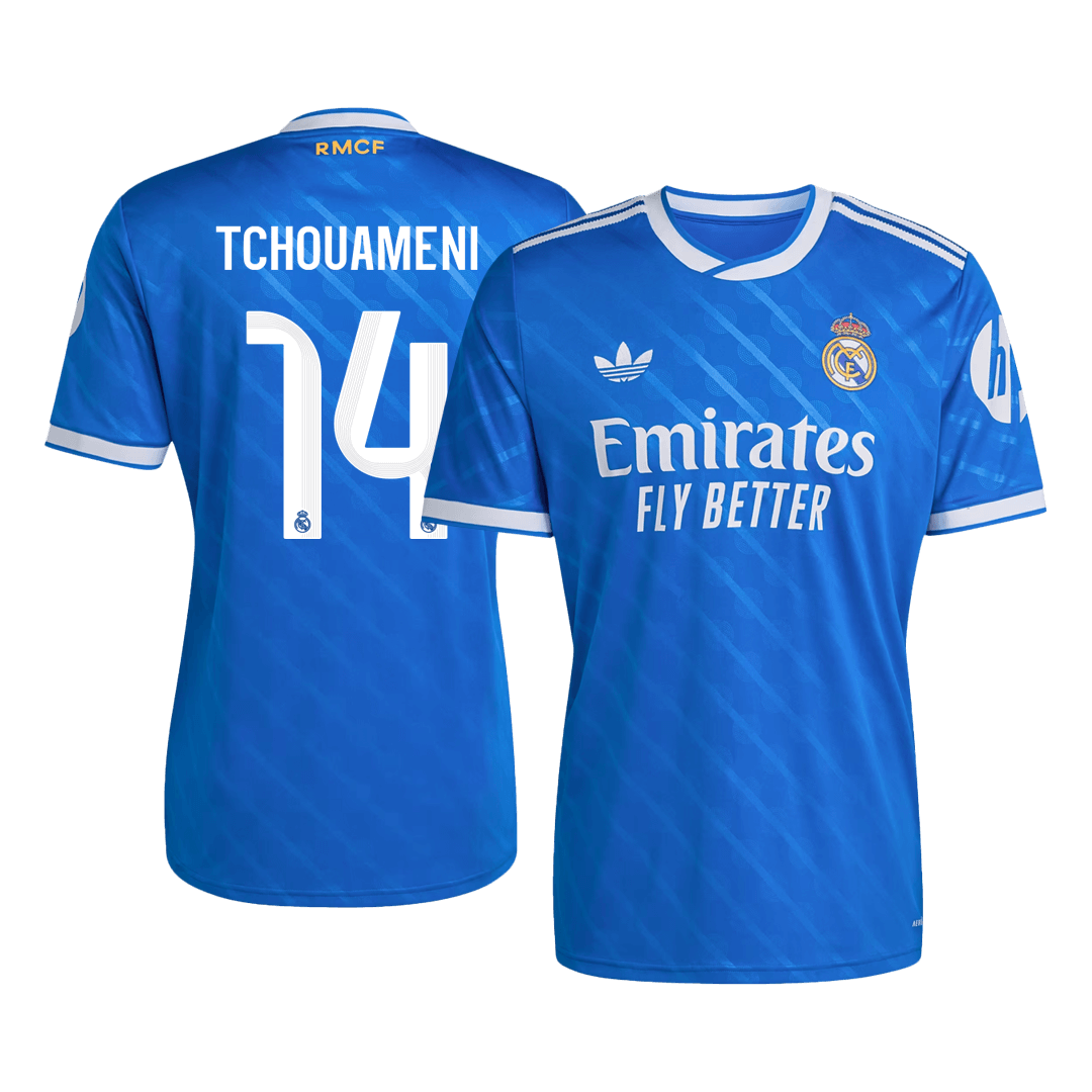 TCHOUAMENI #14 Mens Real Madrid Third Jersey 2025/26