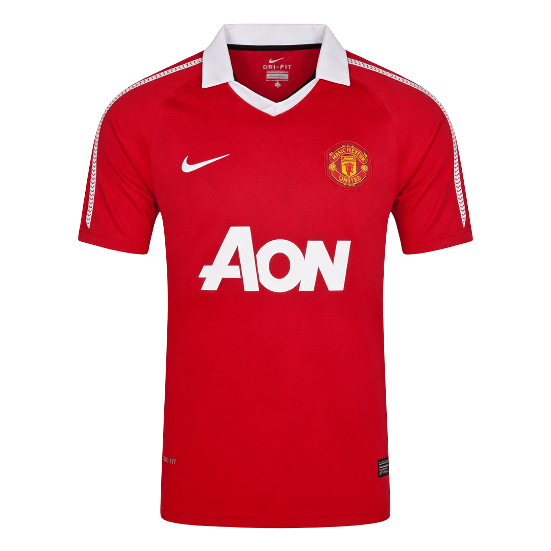Retro 2010/11 Mens Manchester United Home Jersey