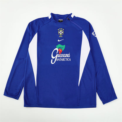 Retro Brazil Training Tracksuits 2002 Football Kit Soccer Jersey
