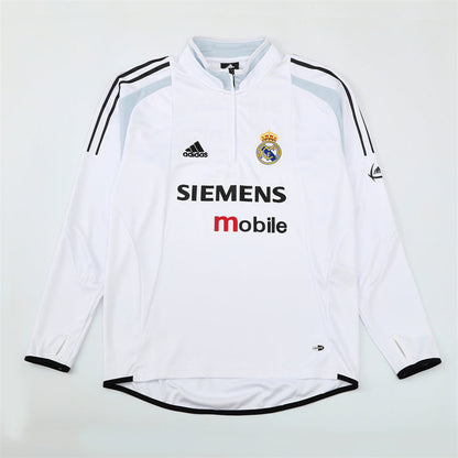 Retro Real Madrid Training Tracksuits 2004-05 Football Kit Soccer Jersey