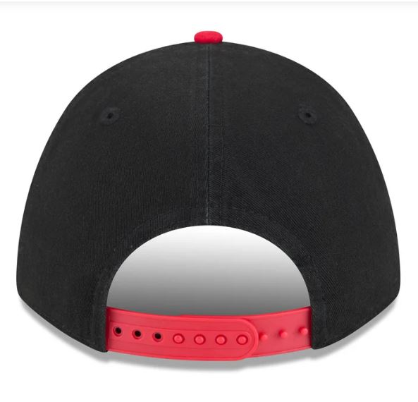San Francisco Youth 49ers New Era Team Loyal 9FORTY M-Crown Adjustable Hat - Black/Red