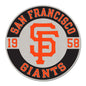 San Francisco Giants Circle Established Enamel Pin Jewelry Card