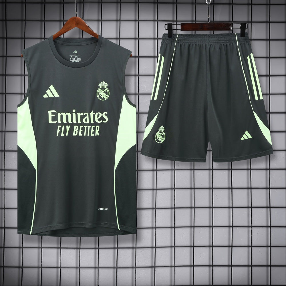 Real Madrid Vest Set Training Tracksuits 25/26 Football Kit Soccer Jersey