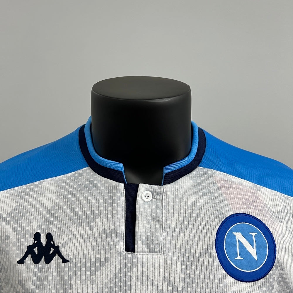 Retro Napoli Jersey 2019-20 White Football Kit Soccer Jersey