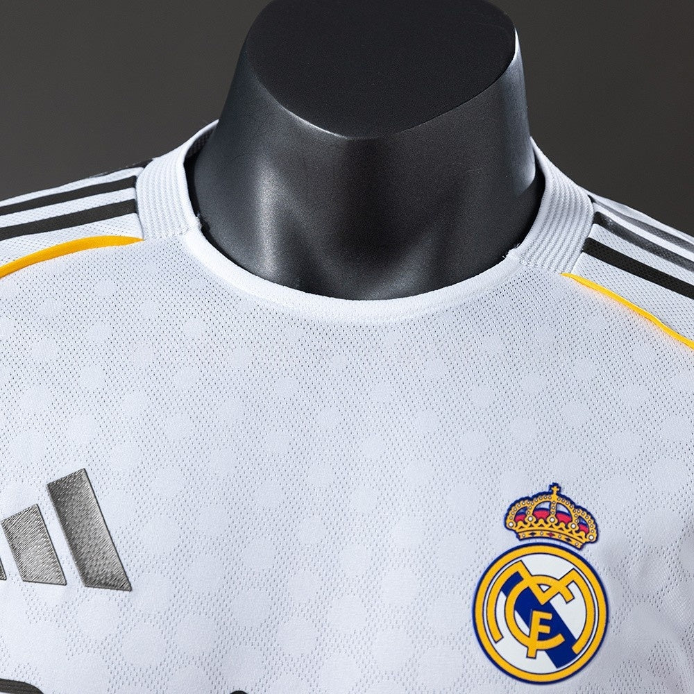 Real Madrid Jersey 25/26 Home Football Kit Long sleeves Player Version