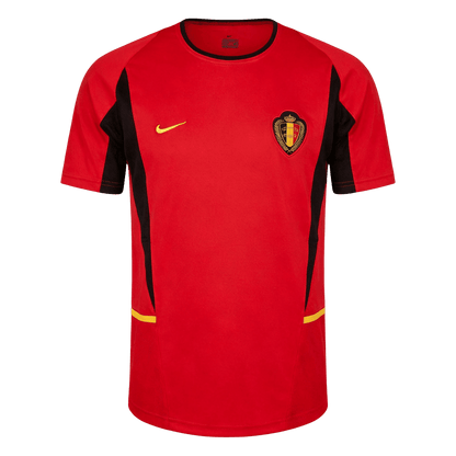 Retro 2002 Mens Belgium World Cup Home Jersey