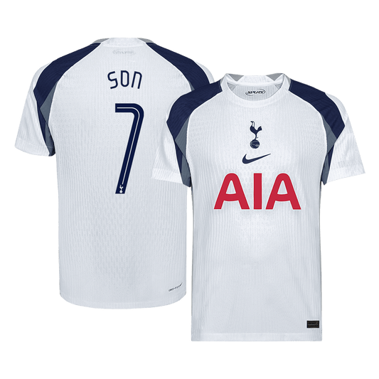 SON #7 Mens Tottenham Hotspur Home Jersey 2025/26 UCL - Player Version (Slim Fit)