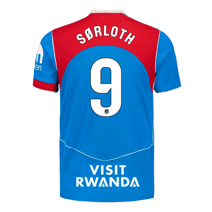 SØRLOTH #9 Mens Atletico Madrid Third Jersey 2025/26 - Player Version (Slim Fit)