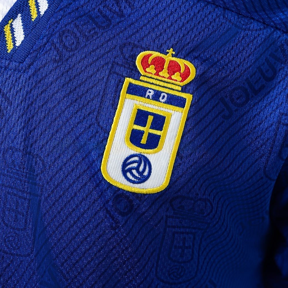 Real Oviedo Home Jersey 1995-1996 Retro Football Kit Soccer Shirt