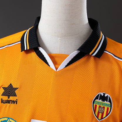 Valencia Jersey 1999-00 Away Retro Football Kit