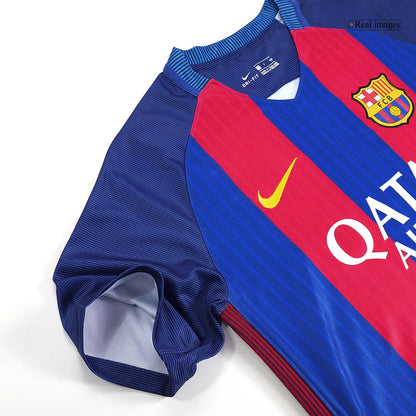 Retro MESSI #10 2016/17 Mens Barcelona Home Jersey