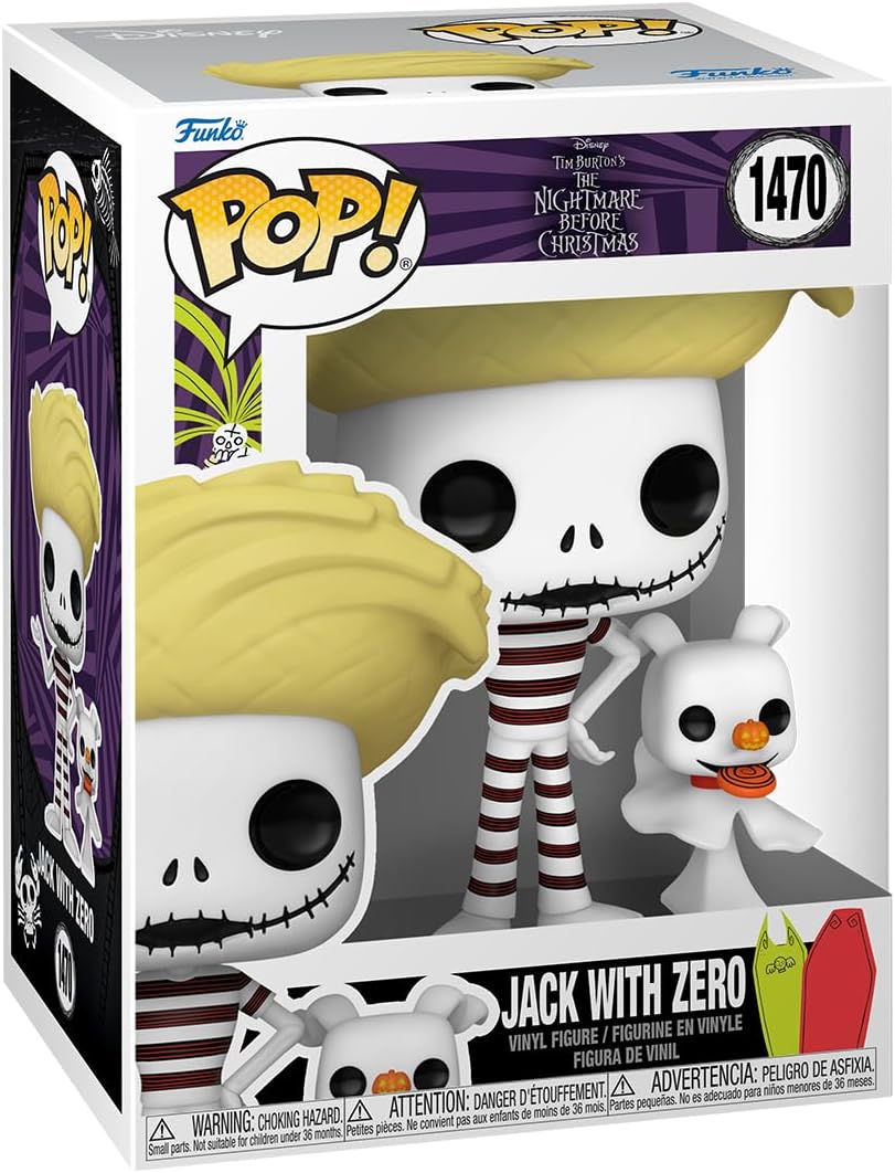 Pop! Vinyl/Nightmare Before Christmas - Jack with Zero [Toy]