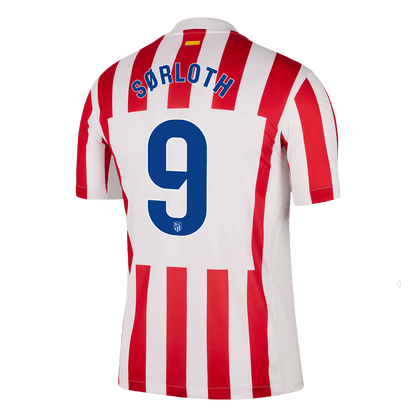 SØRLOTH #9 Mens Atletico Madrid Home Jersey 2025/26