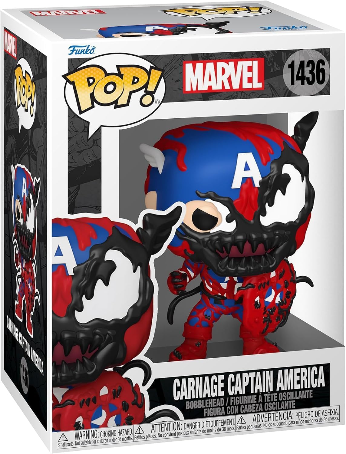 Pop! Vinyl/Marvel - Carnage Captain America [Toy]
