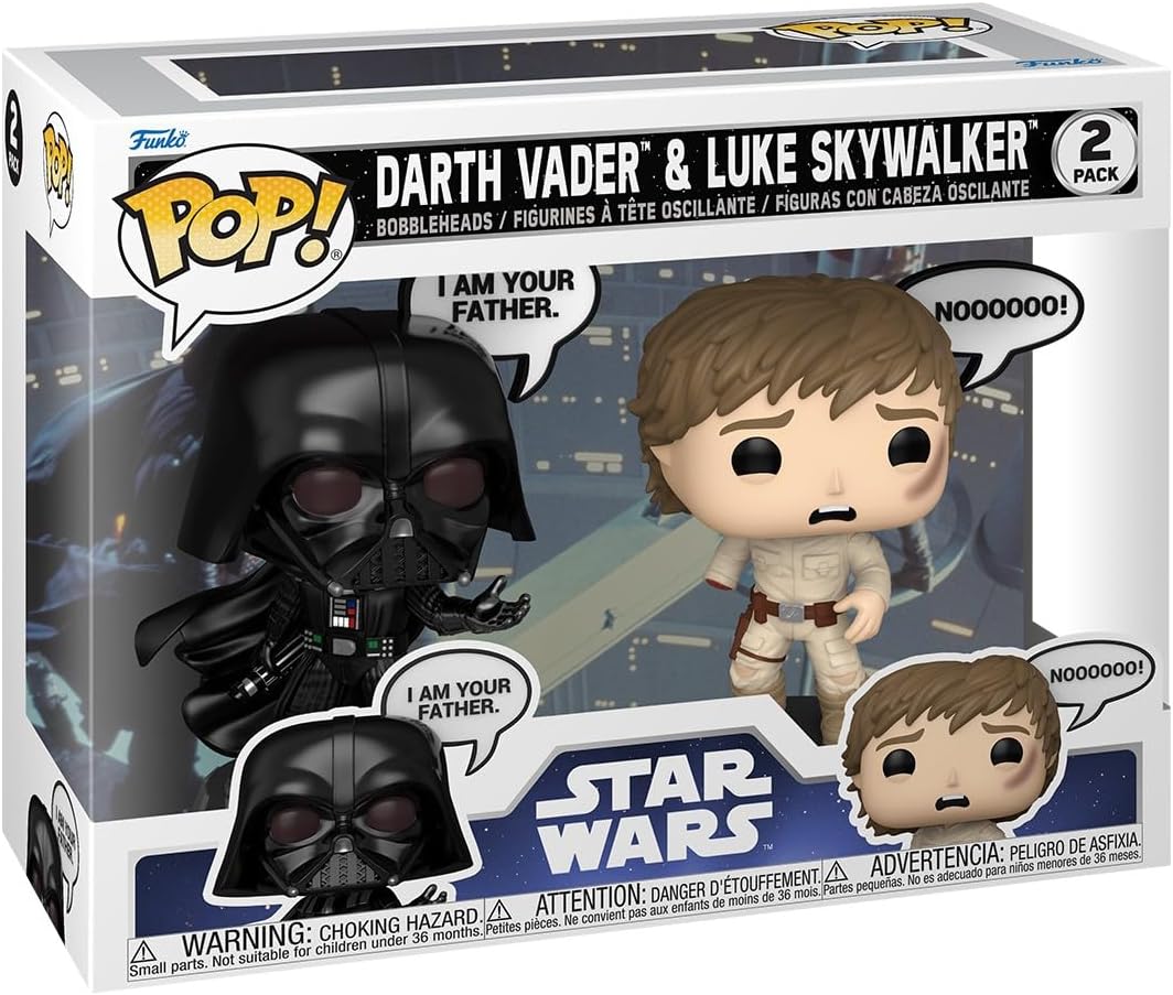 Pop! Vinyl/Star Wars - Darth Vader & Luke Skywalker 2PK [Toy]