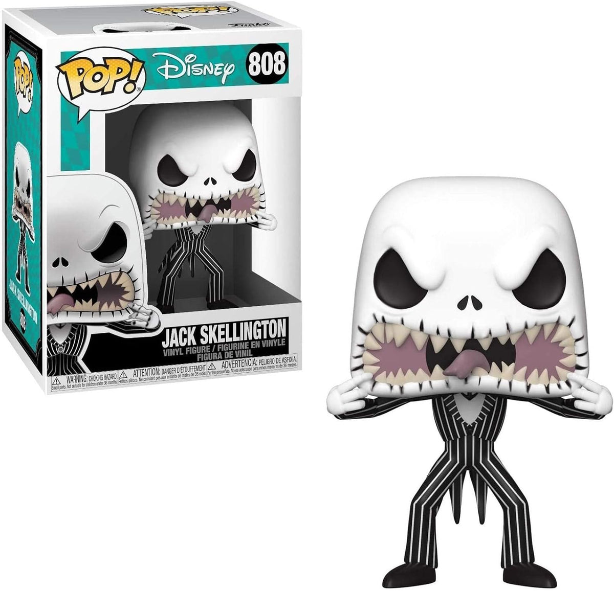 Pop! Vinyl/Nightmare Before Christmas - Jack Skellington Scary Face [Toy]