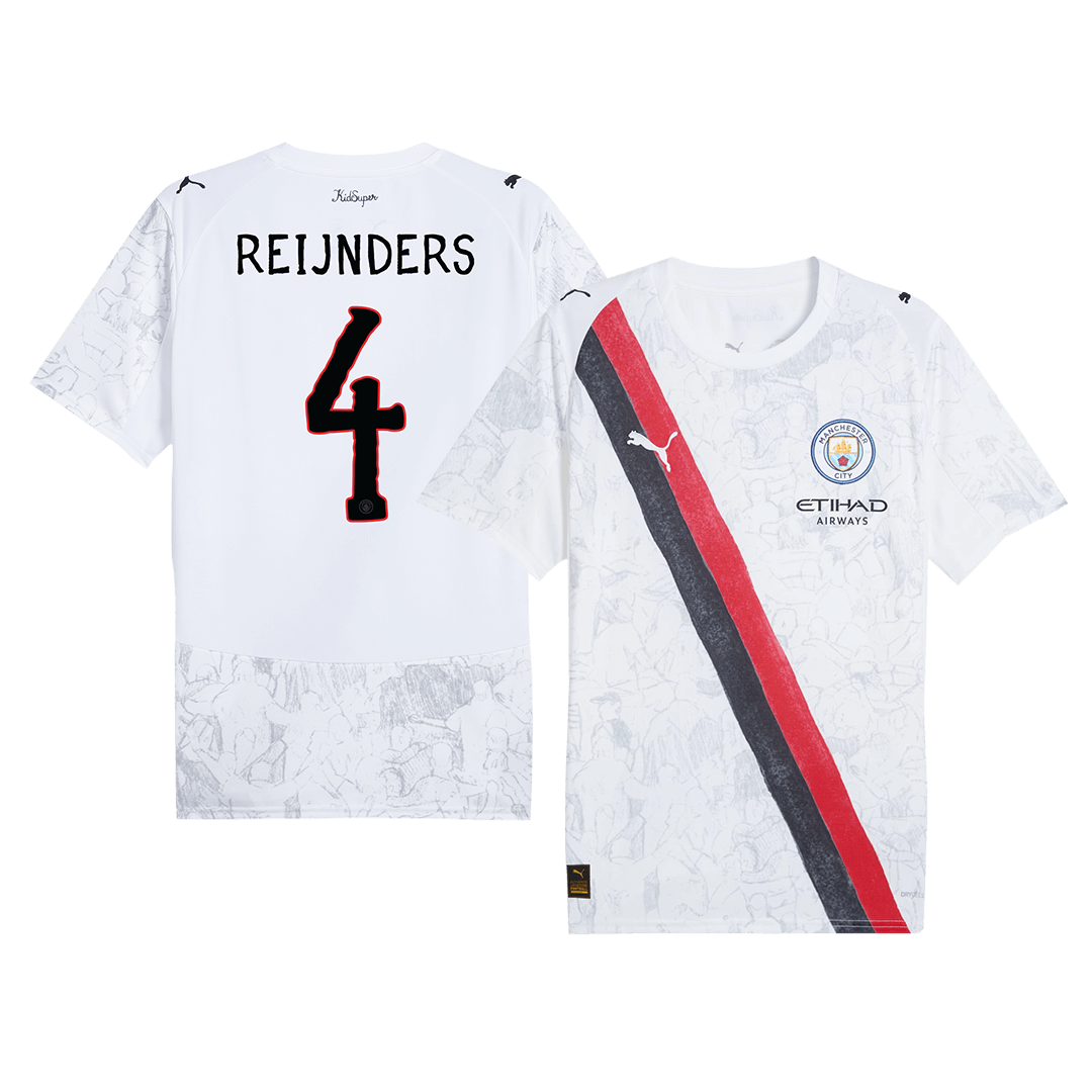 REIJNDERS #4 Mens Manchester City World Cup Jersey 2025/26