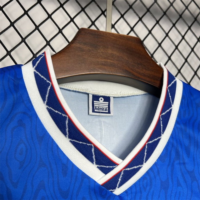 Retro Rangers Home Kit 1990 1992 Football Jersey