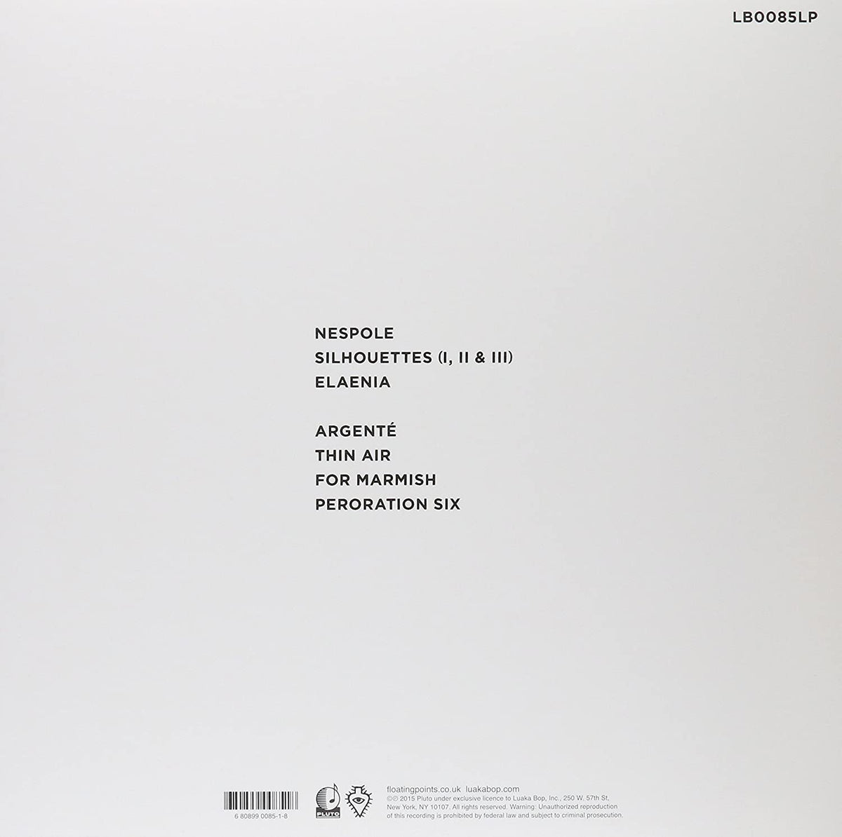 Floating Points/Elaenia [LP]