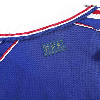 Retro HENRY #12 1998 Mens France World Cup Home Jersey