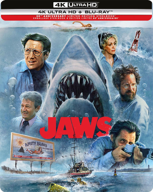 Jaws - 50th Anniversary Steelbook (4K-UHD) [BluRay]