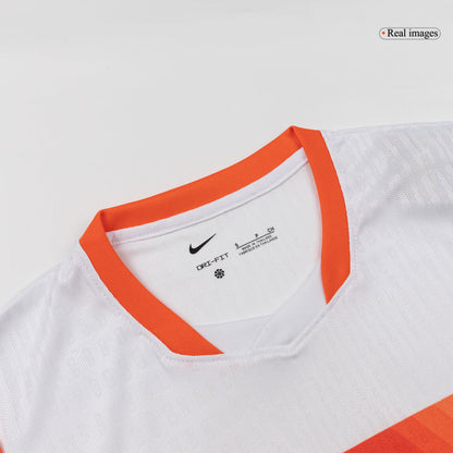 VIRGIL #4 Mens Netherlands World Cup Away Jersey 2026 - Player Version (Slim Fit)